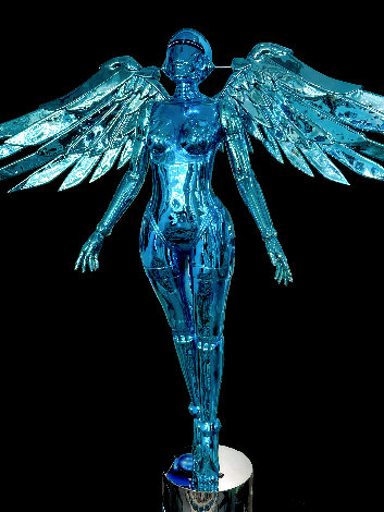 2100 AD Samothrace the Winged Angel of Cyborg Victory Homage Aluminum Sculpture 2022 108 i Sculpture -  RO | RO